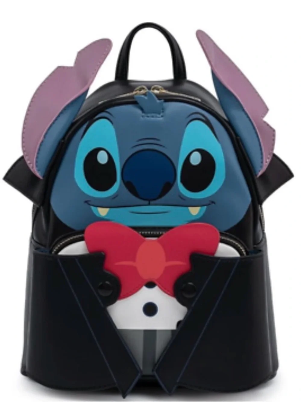 Loungefly Kids Vampire Stitch Mini Backpack in Blue, Black & Pink